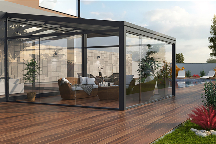 Zasklená pergola
