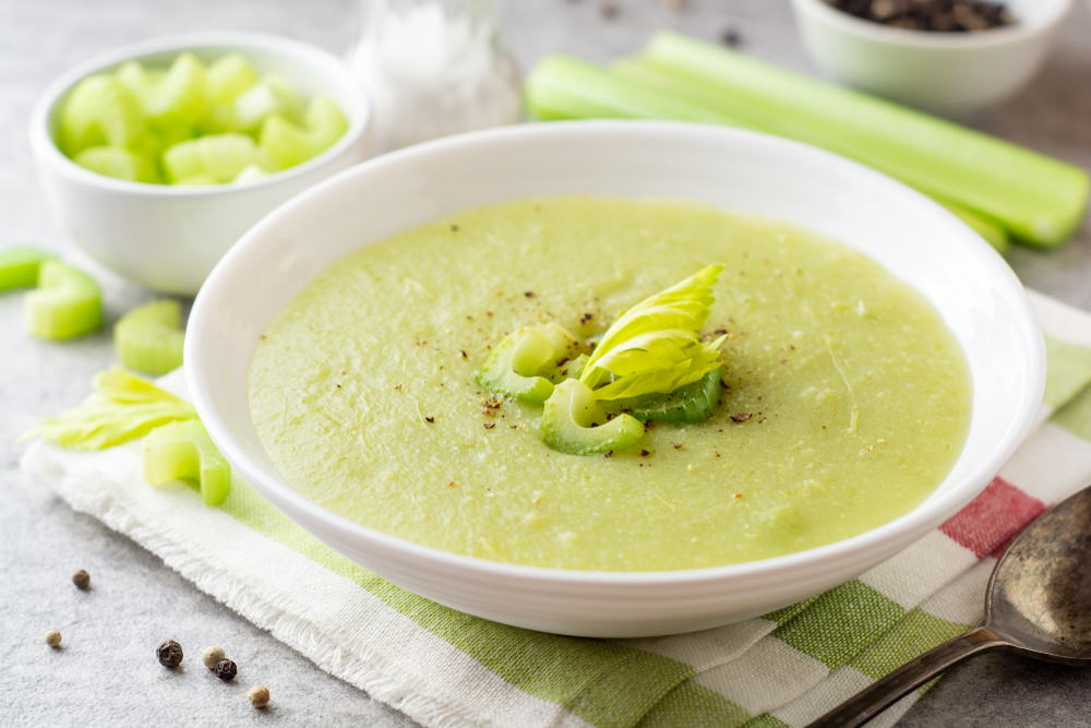celerová polévka recept