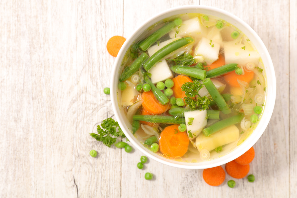 Rychlá zeleninová polévka z mražené zeleniny - recept 